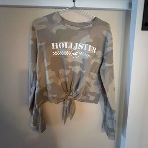Camo print long sleeve shirt from Hollister